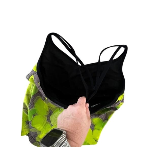 Ironman brand bright yellow and gray tank top - Picture 7 of 8